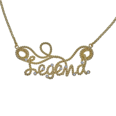 Heidi Daus®"Heidi Hold'em" Chain Crystal Legend Necklace