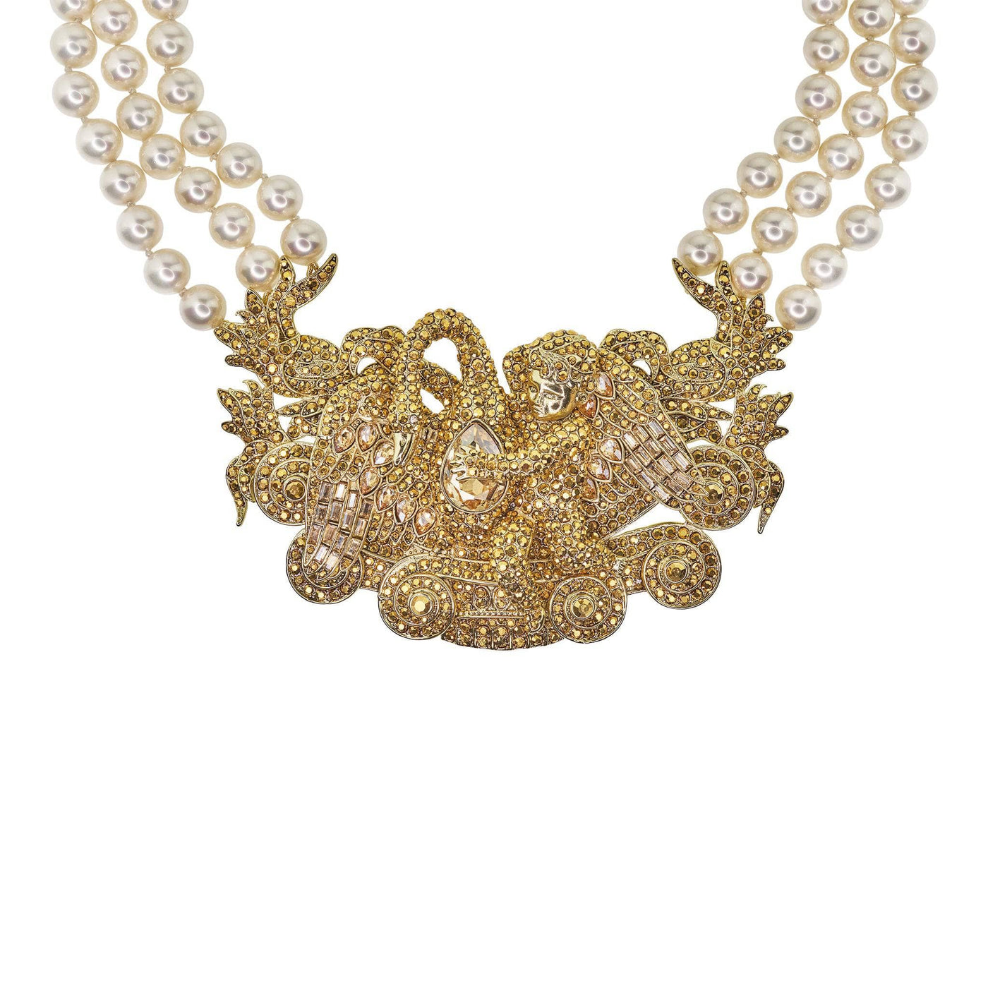 Heidi Daus®"Grace & Beauty" Beaded Crystal Statement Necklace