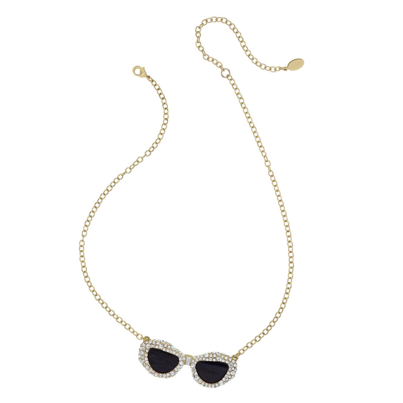 Heidi Daus®"Catch Me, Love Me!" Crystal Sunglasses Necklace