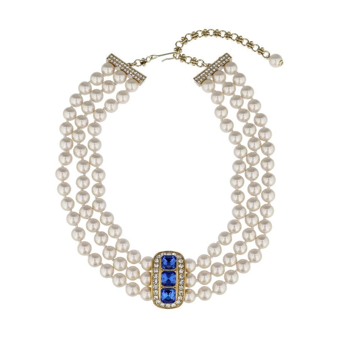 HEIDI DAUS®"Posh Classic" Beaded Crystal Art Deco Necklace
