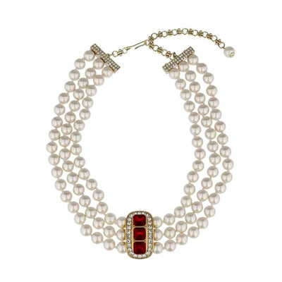 HEIDI DAUS®"Posh Classic" Beaded Crystal Art Deco Necklace