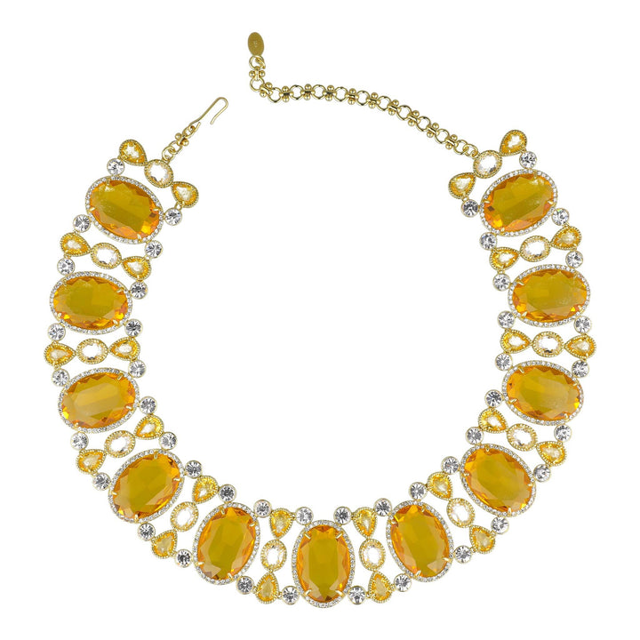 HEIDI DAUS® Moda Roma "Arabesque" Long Crystal Riviera Necklace