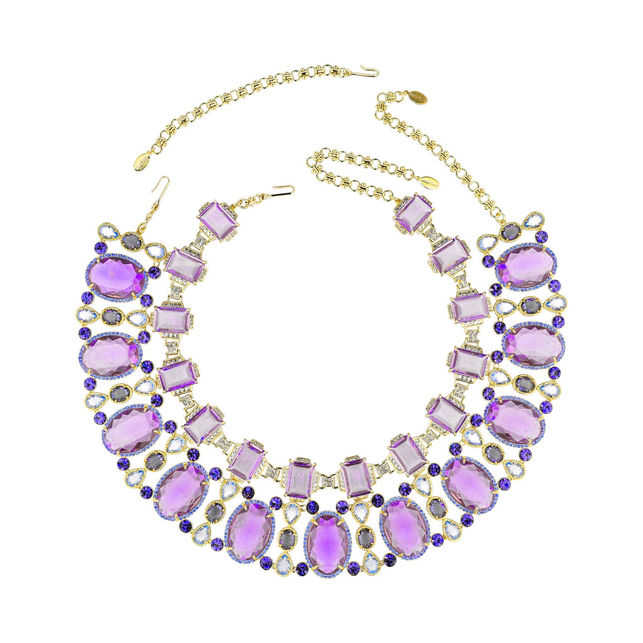 HEIDI DAUS® “Violet Moda Roma” 4-Piece Crystal Styling Suite — Large