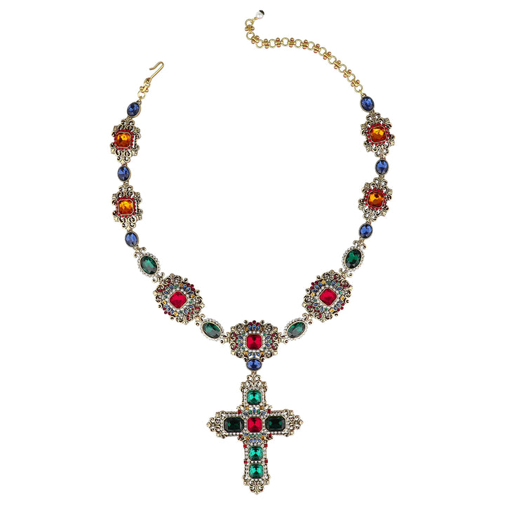Heidi Daus® "Renaissance Revival" Crystal Cross Necklace — view 1