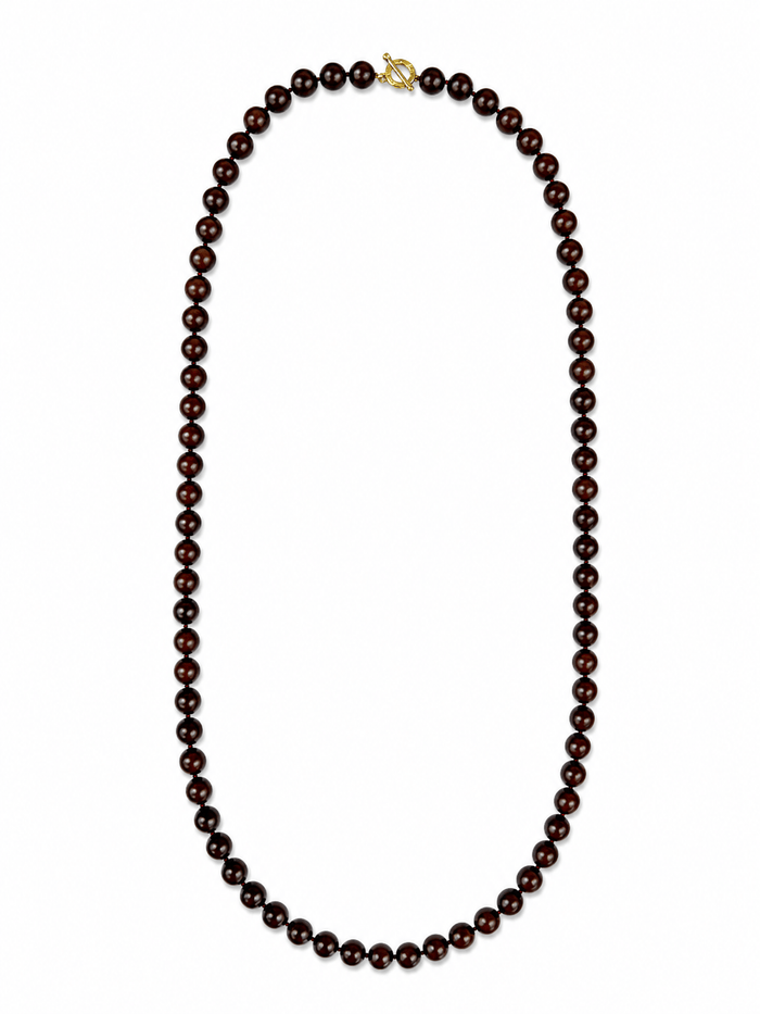 HEIDI DAUS® “Rooted Elegance” 56-Inch Essential Wood Necklace