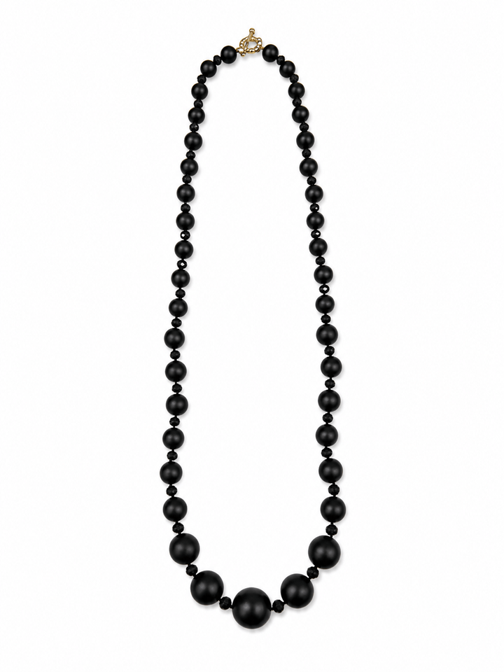 HEIDI DAUS® “Rooted Elegance” 45-Inch Graduated Wood Necklace