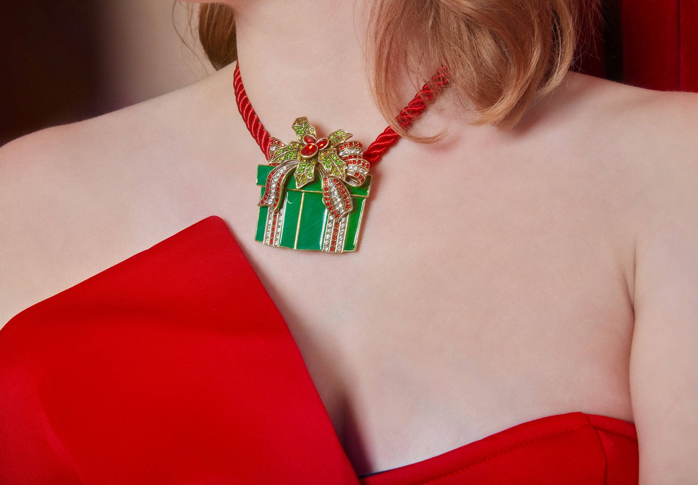 HEIDI DAUS® "Pretty Package" Enamel & Crystal Holiday Pins