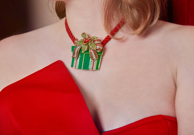 HEIDI DAUS® "Pretty Package" Enamel & Crystal Holiday Pins