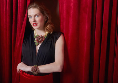 HEIDI DAUS®"Late Bloomer" Beaded Crystal Flower Necklace