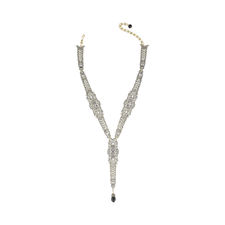HEIDI DAUS® "Simply Sophisticated" Crystal Art Deco Convertible Necklace