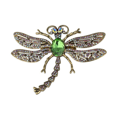 Heidi Daus® "Trembling Brilliance" Crystal Dragonfly Pin