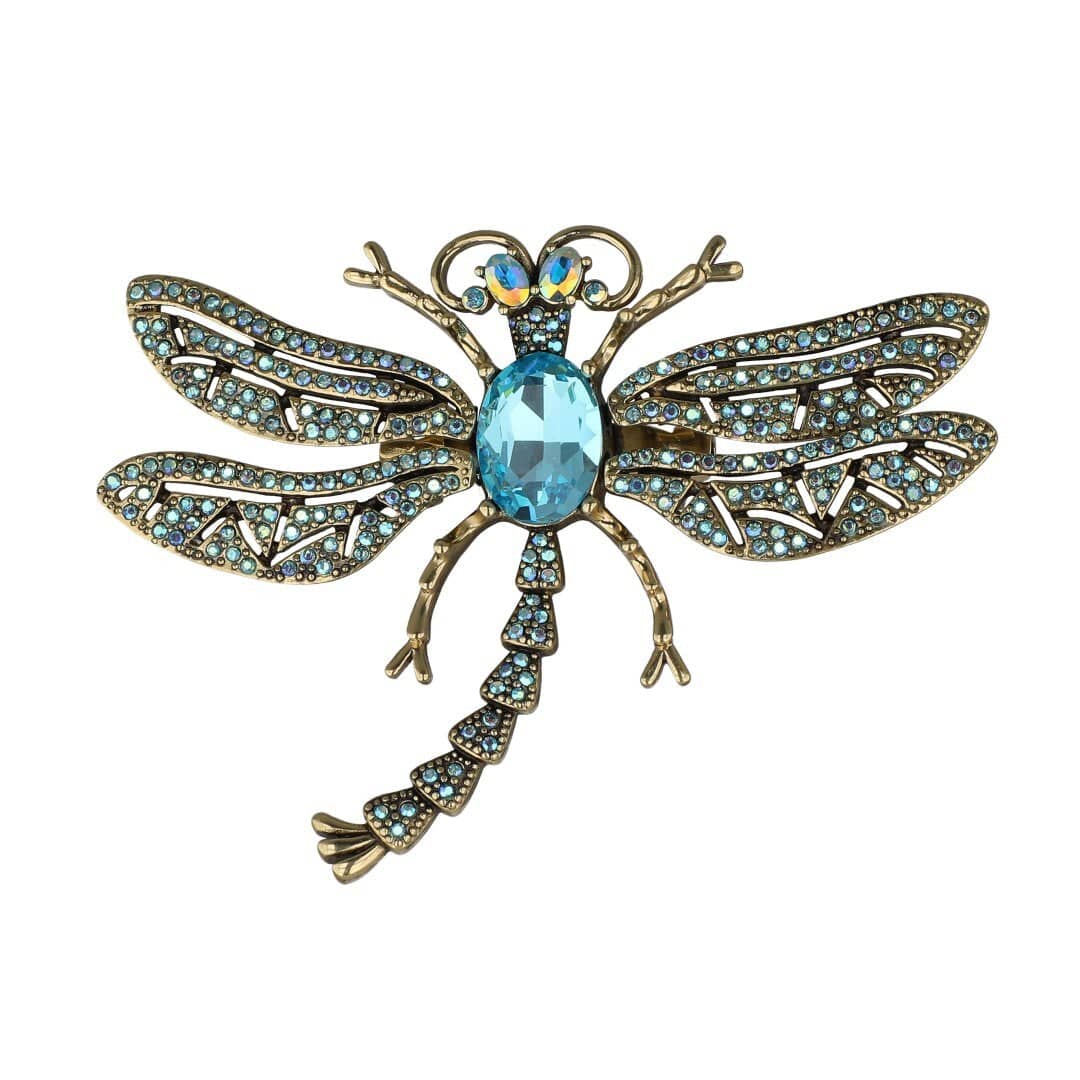 Heidi Daus® "Trembling Brilliance" Crystal Dragonfly Pin