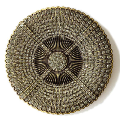 HEIDI DAUS®"Belgian Disc" Art Deco Pin/Brooch