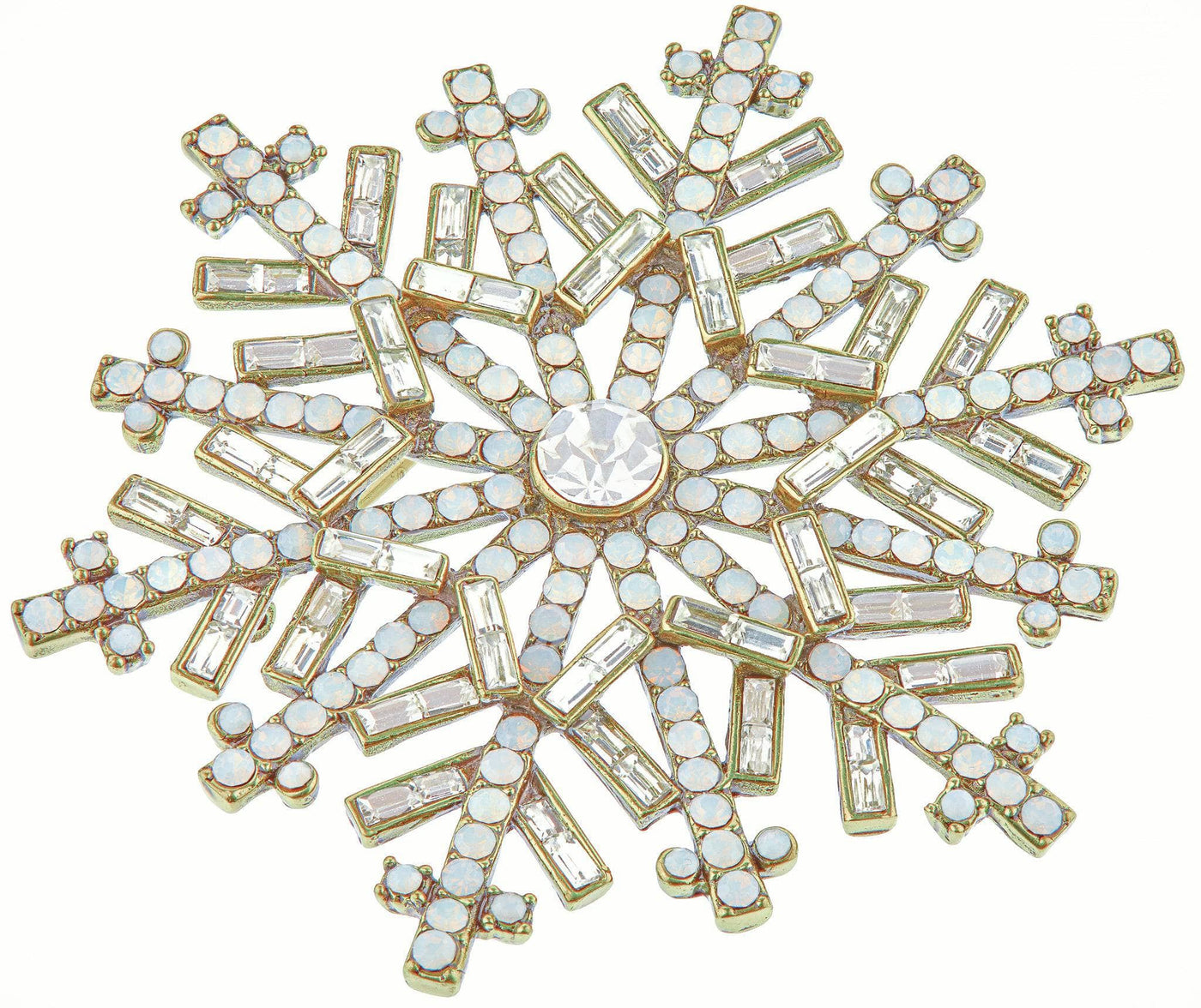 HEIDI DAUS® "Ice Crystal" Crystal Snowflake Pin