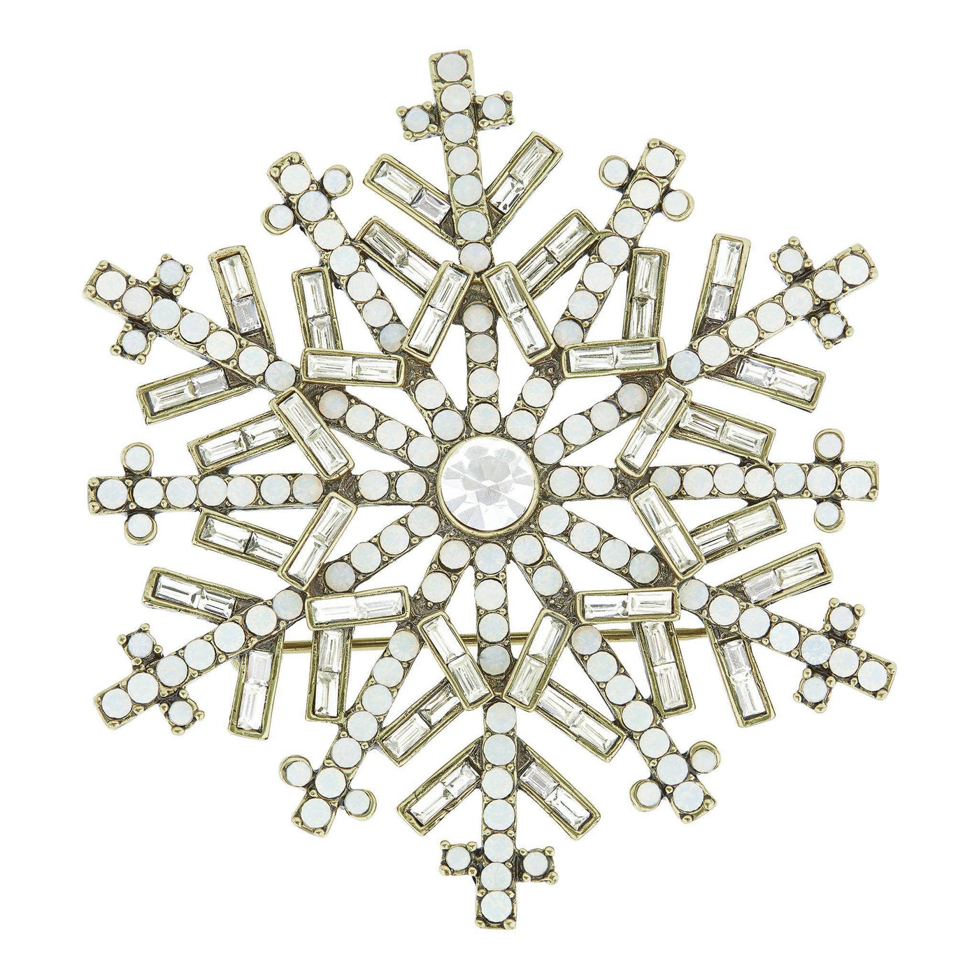 HEIDI DAUS® "Ice Crystal" Crystal Snowflake Pin