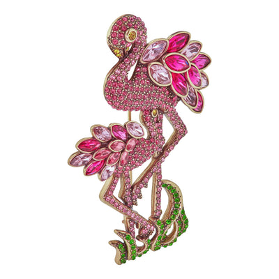 HEIDI DAUS®"Shore Thing" Crystal Flamingo Pin