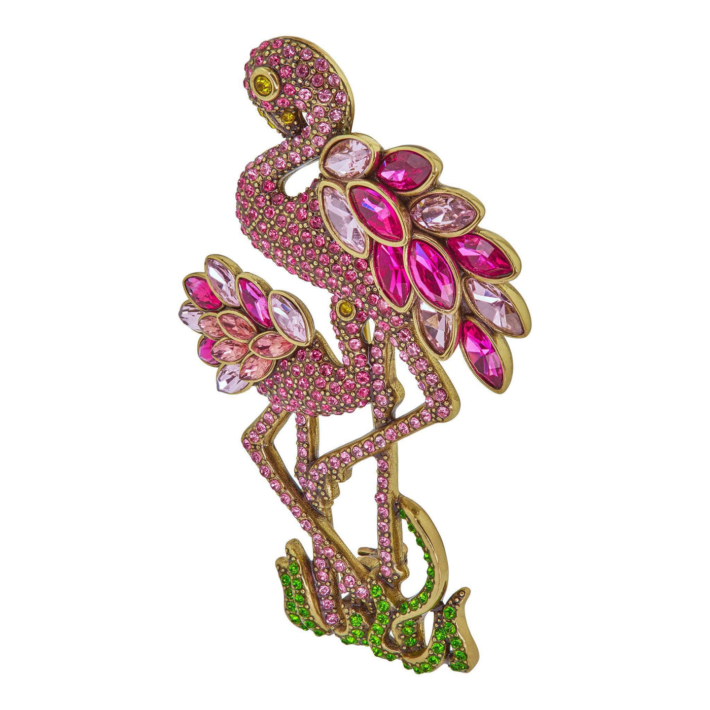 HEIDI DAUS®"Shore Thing" Crystal Flamingo Pin