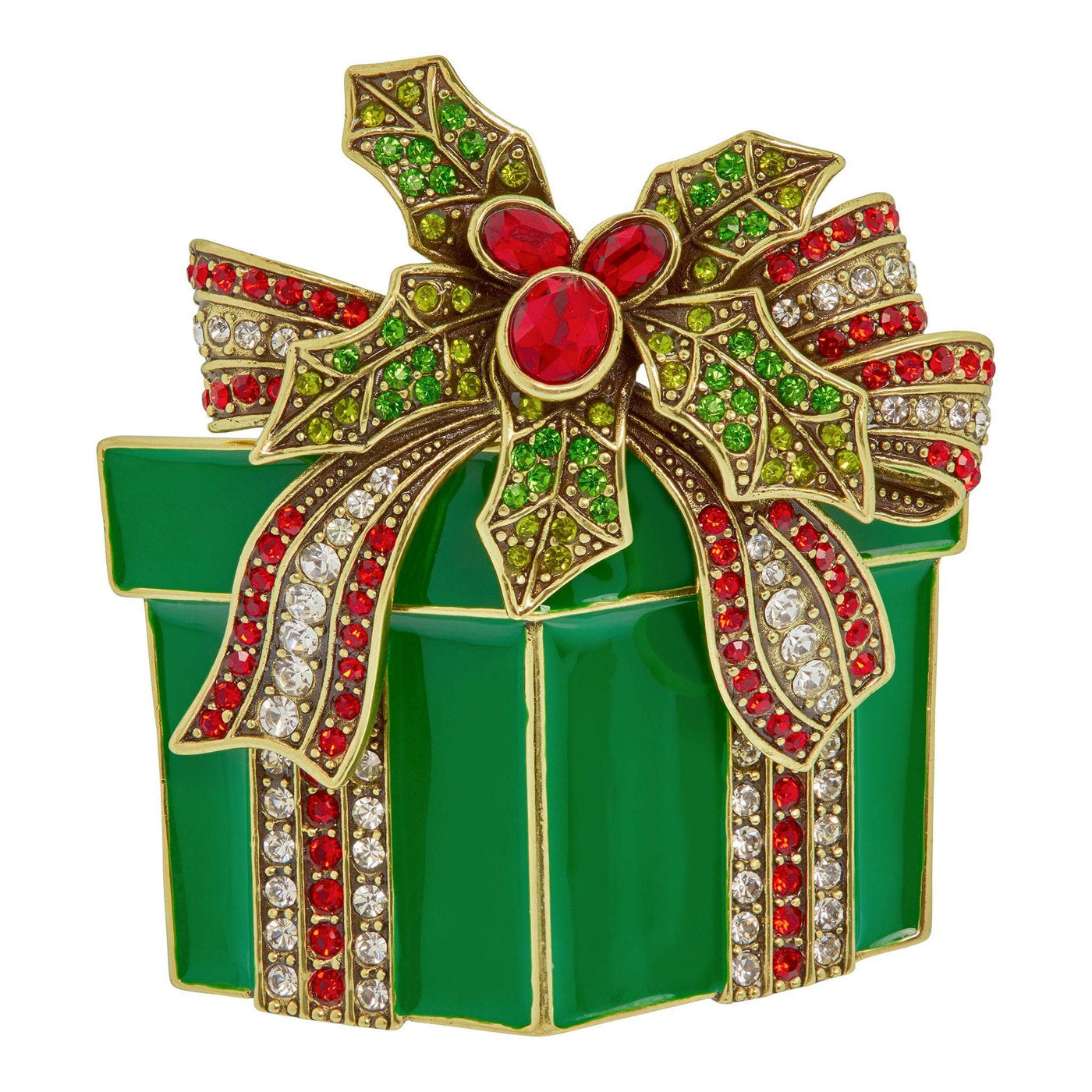HEIDI DAUS® "Pretty Package" Enamel & Crystal Holiday Pins