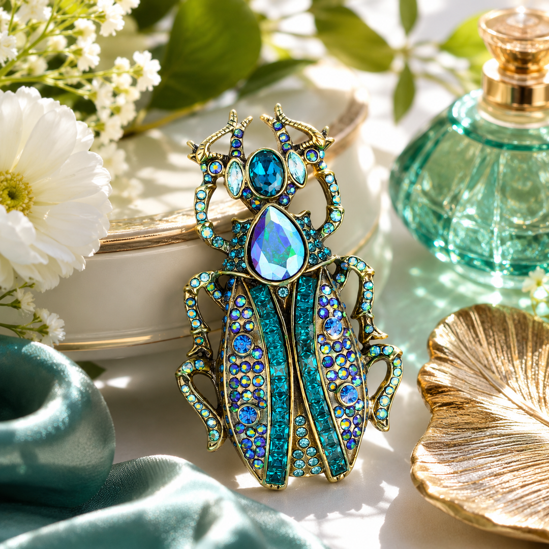 Beetle Mania Crystal brooch | Heidi Daus – HEIDI DAUS®