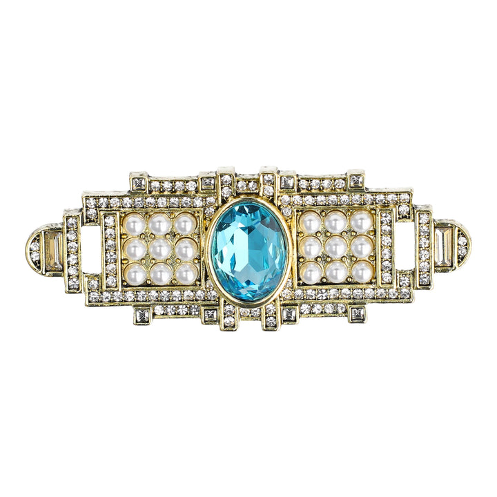 HEIDI DAUS® "Raising The Bar" Art Deco Bar Brooch
