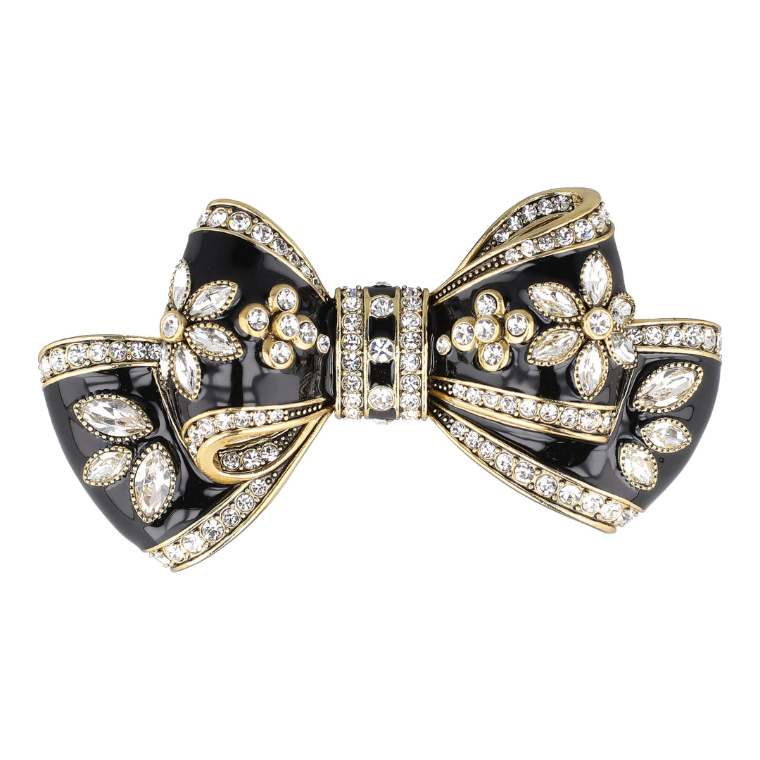 Black Tie Bow Crystal Brooch | Heidi Daus – HEIDI DAUS®
