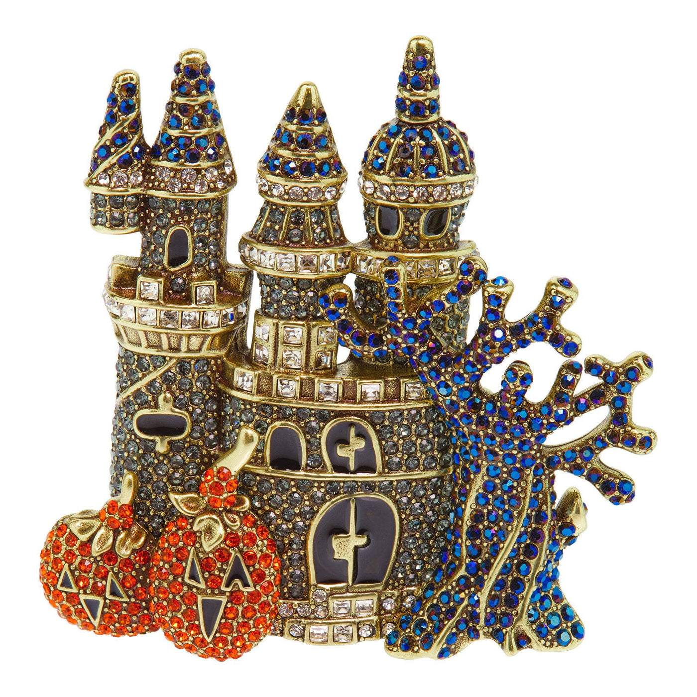 HEIDI DAUS® "Spooky Castle" Crystal Halloween Castle Pin