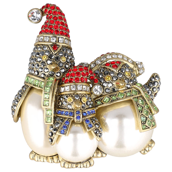 Heidi Daus® "Snow Day" Crystal Brooch — view 1