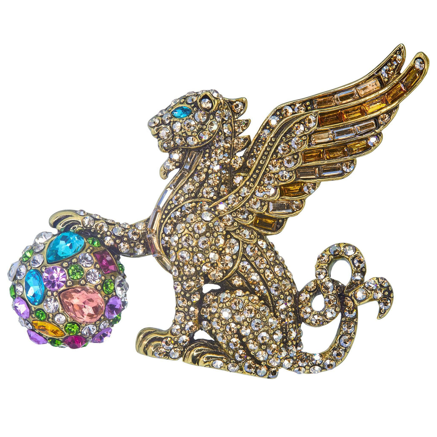 HEIDI DAUS®"Glamorous Griffin" Crystal Pin