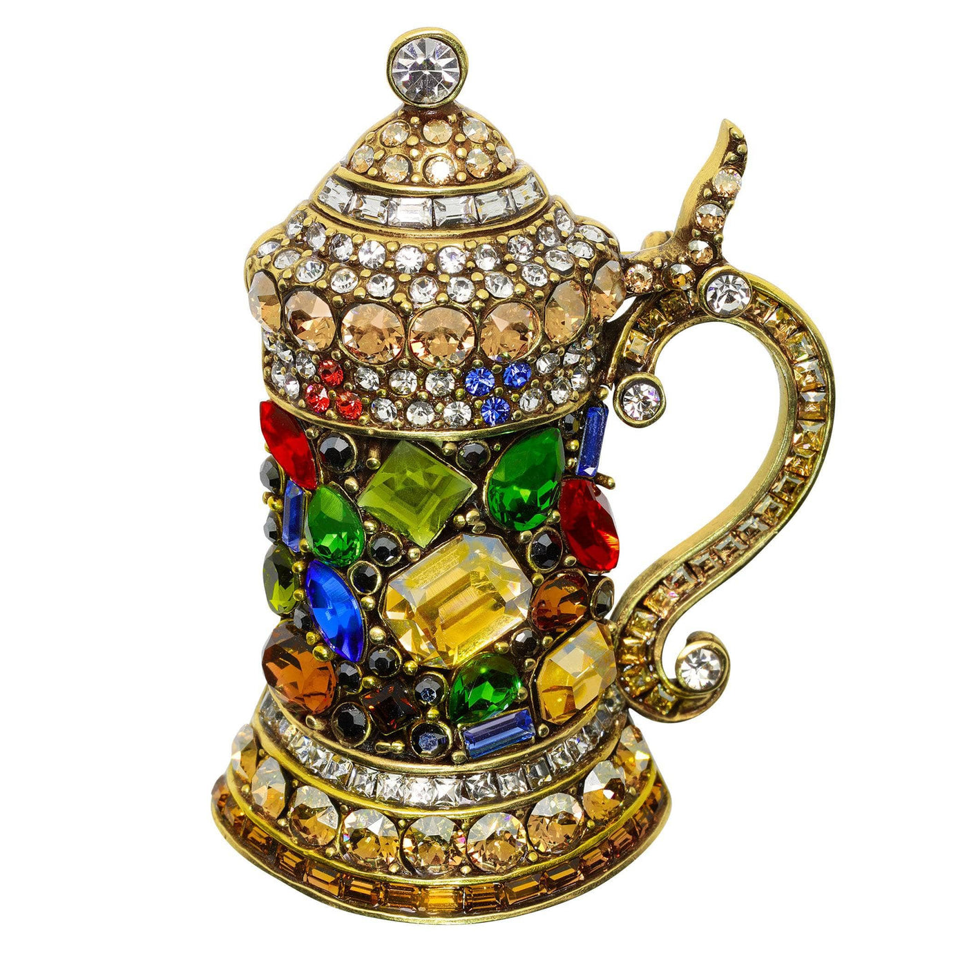 HEIDI DAUS®"Fine Stein" Crystal Stein Pin