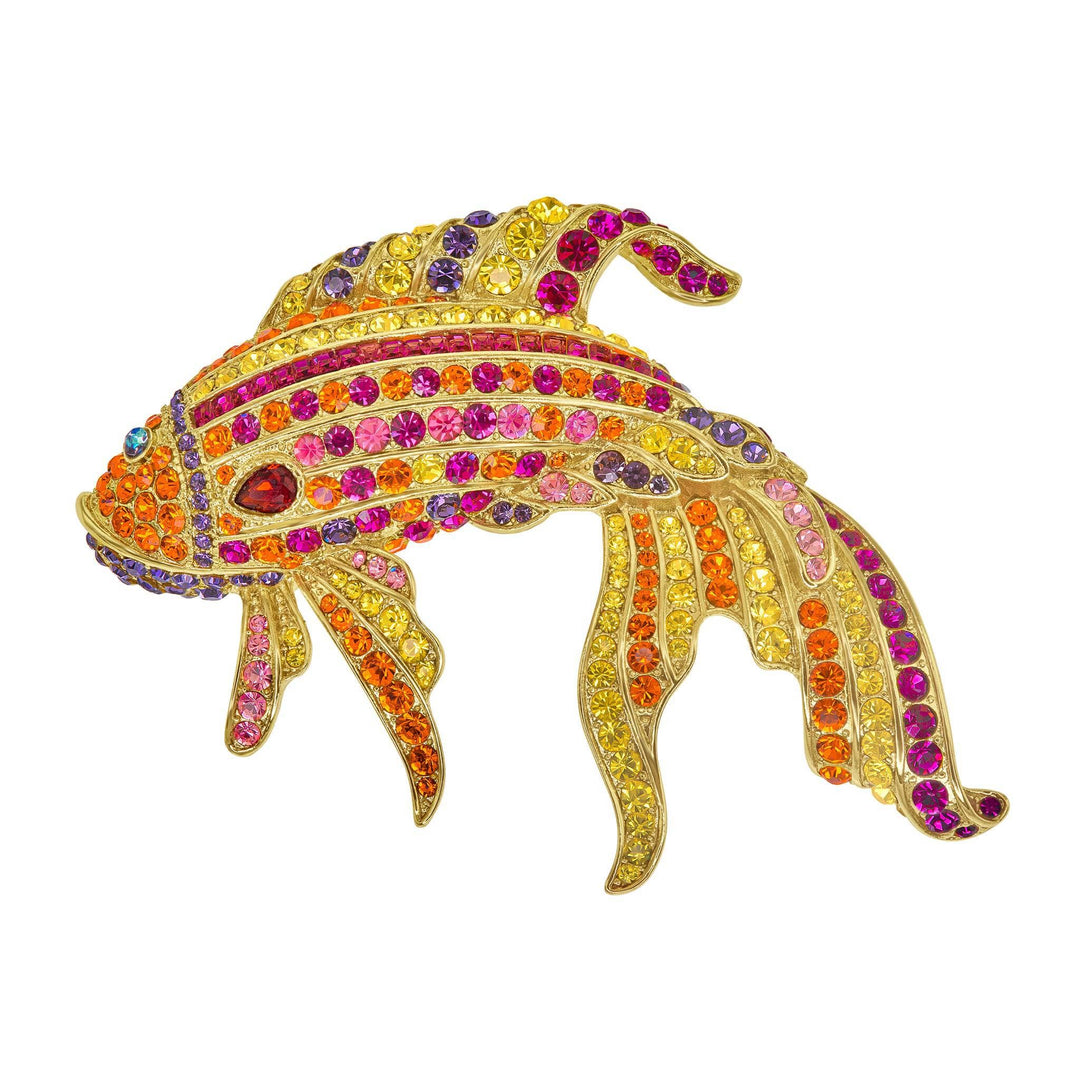 HEIDI DAUS®"Pretty Fishy" Crystal Fish Pin HEIDI DAUS®