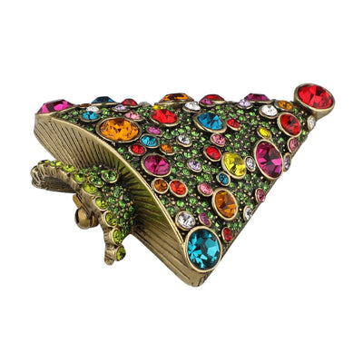 HEIDI DAUS® "Sparkling Spruce" Crystal Holiday Christmas Tree Pin