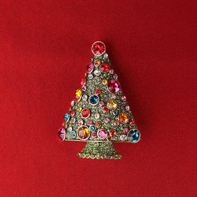 HEIDI DAUS® "Sparkling Spruce" Crystal Holiday Christmas Tree Pin