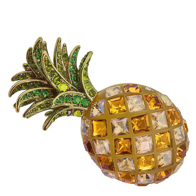 HEIDI DAUS®"Feast Of Fancy" Crystal Pineapple Pin