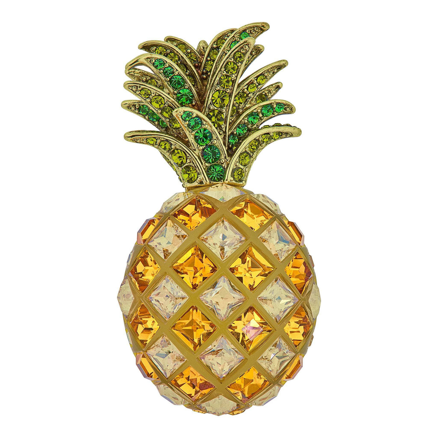 HEIDI DAUS®"Feast Of Fancy" Crystal Pineapple Pin