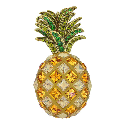 HEIDI DAUS®"Feast Of Fancy" Crystal Pineapple Pin