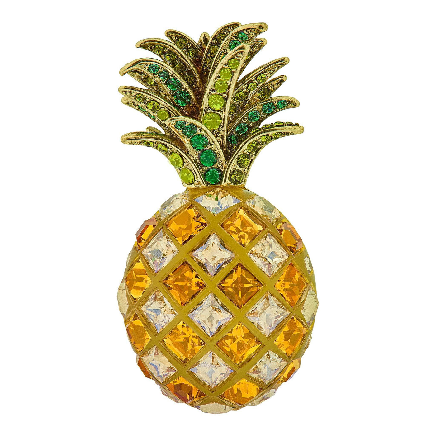 HEIDI DAUS®"Feast Of Fancy" Crystal Pineapple Pin