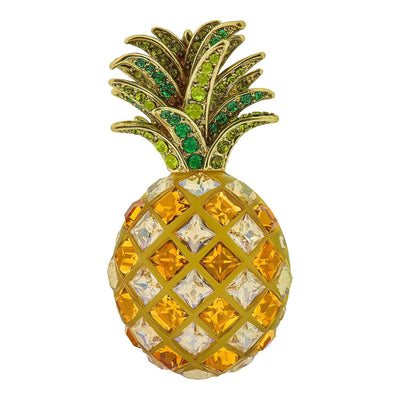 HEIDI DAUS®"Feast Of Fancy" Crystal Pineapple Pin