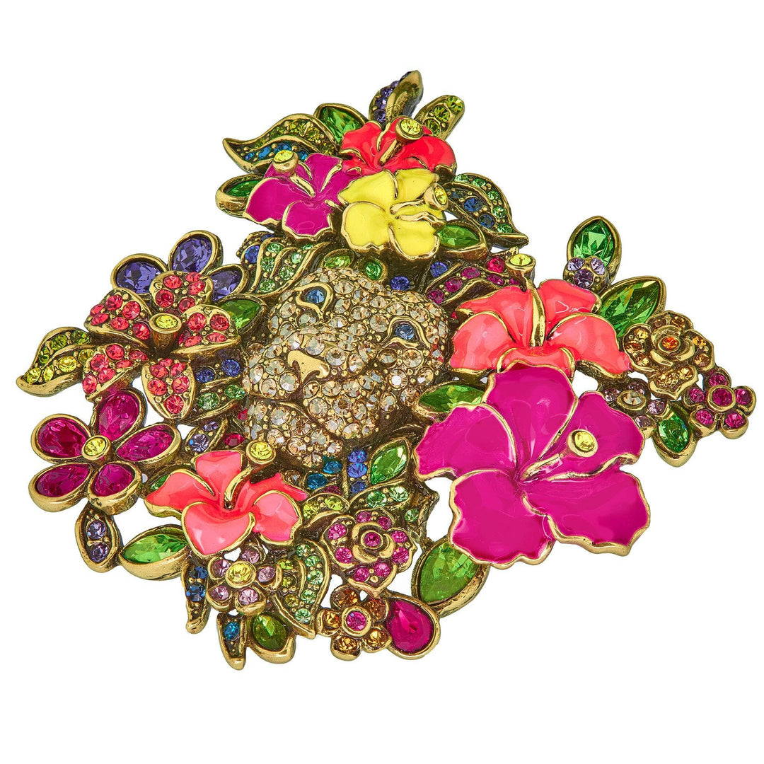 Gorgeous Heidi Daus Bloom 2024 In Love Floral Brooch