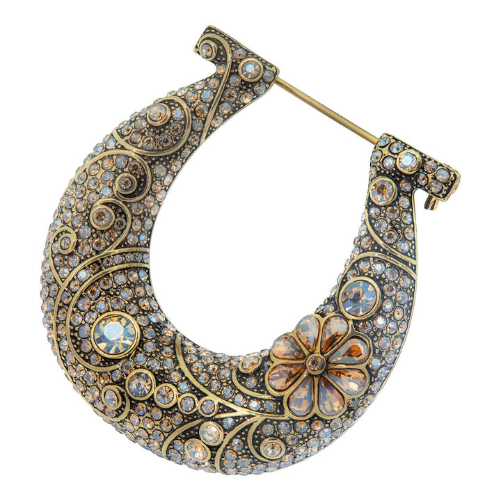 Heidi Daus®"Horseshoe" Crystal Horseshoe Pin HEIDI DAUS®
