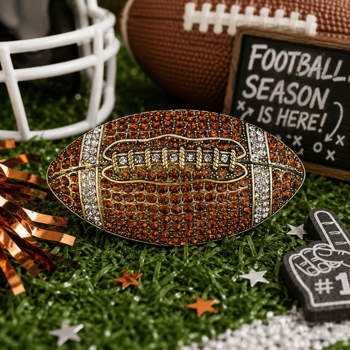 HEIDI DAUS® "Touch Down" Crystal Football Pin HEIDI DAUS®