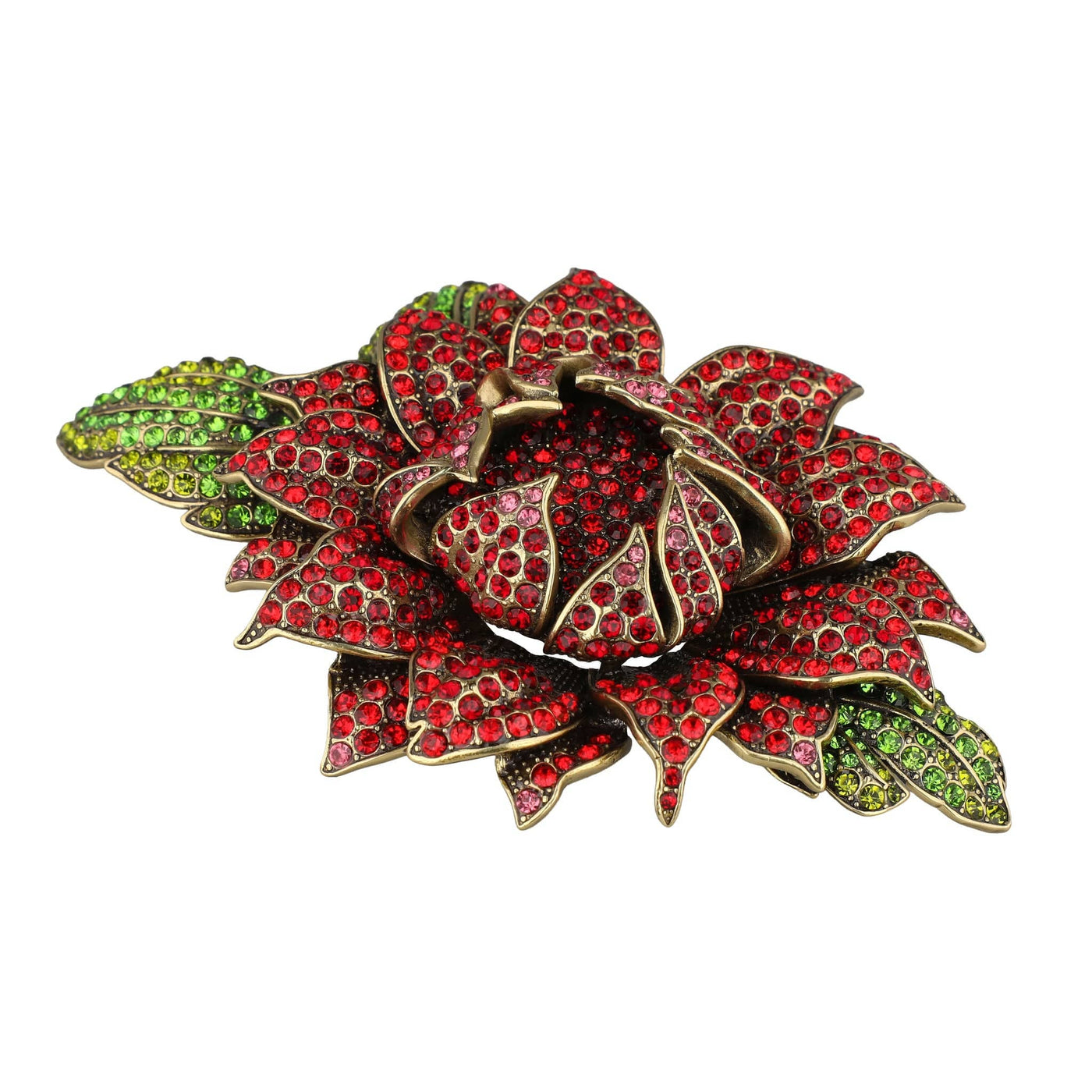 Heidi Daus® "Late Bloomer" Crystal Floral Pin/Brooch