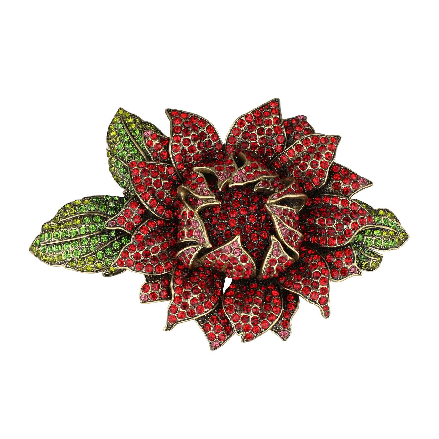 Heidi Daus® "Late Bloomer" Crystal Floral Pin/Brooch