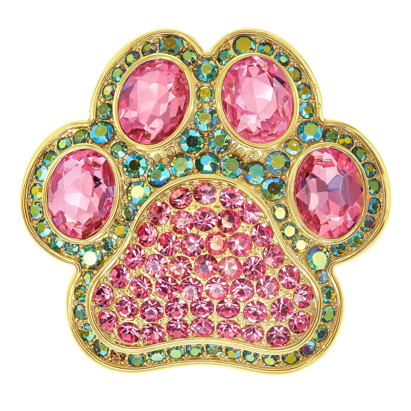 Heidi Daus®"Pretty Paw Print" Crystal Paw  Pin