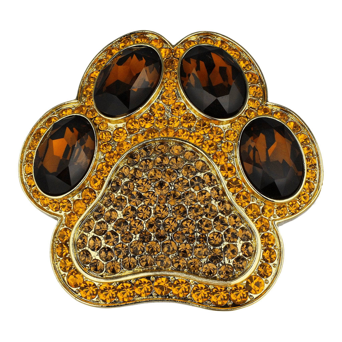 Heidi Daus® "Grand Pretty Paw Print”  Animal Lover Paw Brooch/Pin