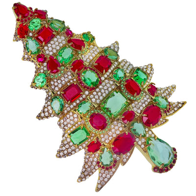 Heidi Daus®"Alta Moda Deco The Halls" Crystal Christmas Tree Enhancer Pin