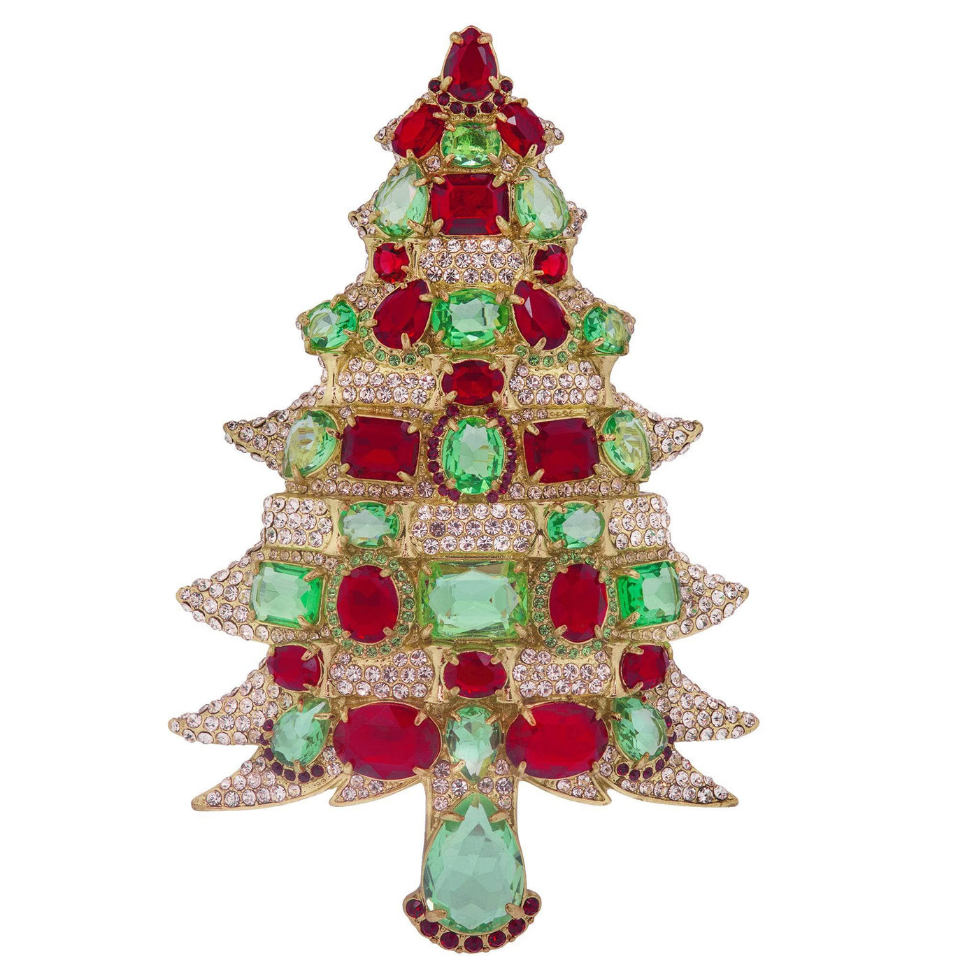 Heidi Daus®"Alta Moda Deco The Halls" Crystal Christmas Tree Enhancer Pin