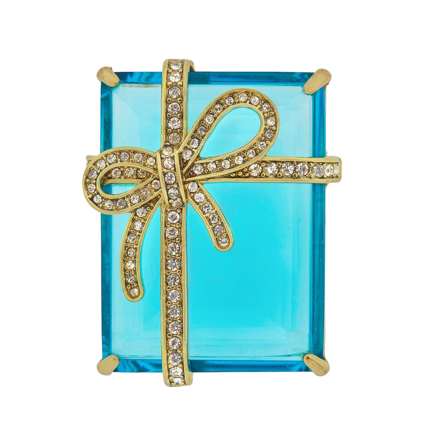 HEIDI DAUS®"Bow Wrapture" Crystal Gift Pin