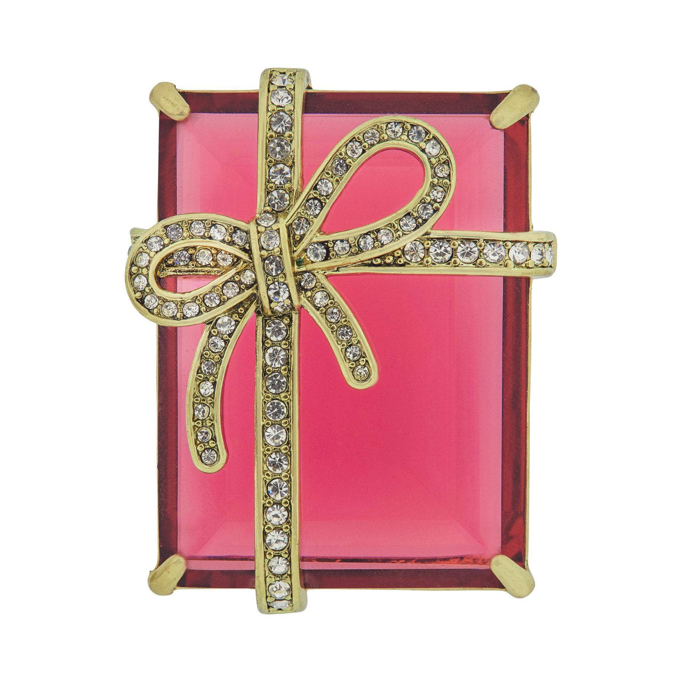 HEIDI DAUS®"Bow Wrapture" Crystal Gift Pin