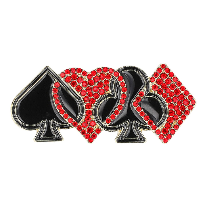 HEIDI DAUS® “Lady Luck: All Suited Up” Crystal Casino Pin