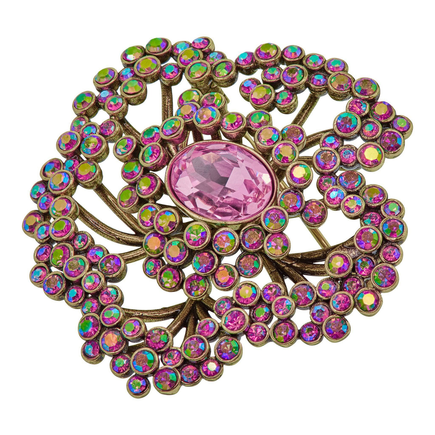 HEIDI DAUS®"The Floral Affair" Crystal Floral Pin